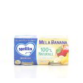 OMOGENEIZZATO MELA E BANANA MELLIN 2X100 g (Minimo € 1,49 - 13,4 %) in  dettaglio