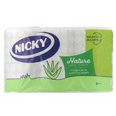 Carta Igienica Nicky Elite 12 Rotoli 3 Pezzi